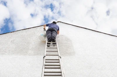 Peinture extérieure à la Jonchère — façades et ravalement